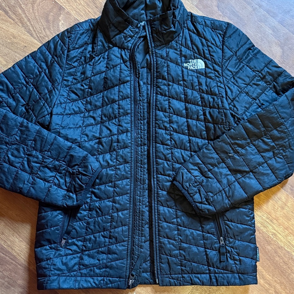 The North Face Youth  Quilted Black Puffer Jacket